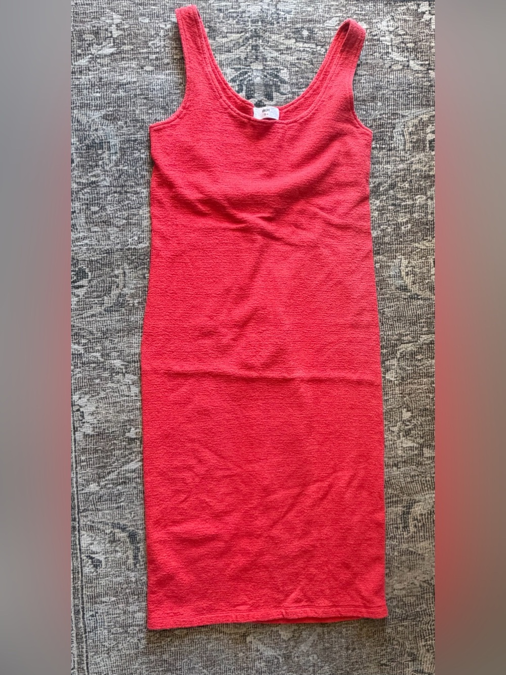 Mikoh Red Scoop Neck Midi Dress - Women